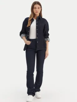 Calvin Klein Jeans Jeansy LV047D732G Granatowy Bootcut Fit