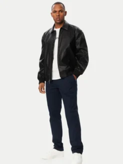Calvin Klein Jeans Jeansy LV040EM716 Czarny Straight Fit