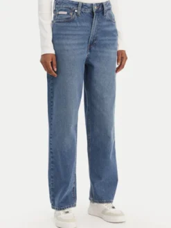 Calvin Klein Jeans Jeansy LV047E626G Niebieski Barrel Fit