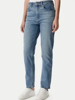 Calvin Klein Jeans Jeansy LV047F951G Niebieski Mom Fit