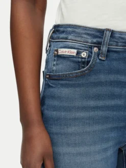Calvin Klein Jeans Jeansy LV047G924G Granatowy Skinny Fit