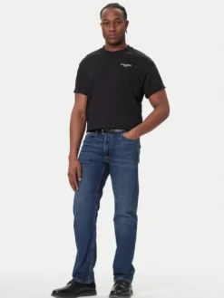 Calvin Klein Jeans Jeansy LV04LB782G Niebieski Straight Fit