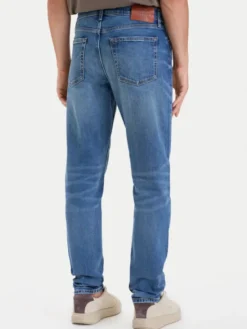Calvin Klein Jeans Jeansy LV04RH906G Niebieski Taper Fit