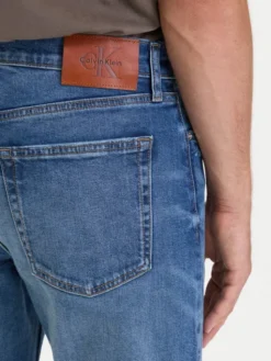 Calvin Klein Jeans Jeansy LV04RH906G Niebieski Taper Fit