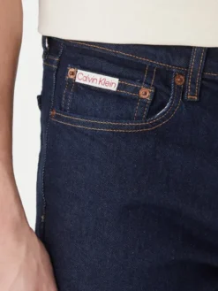 Calvin Klein Jeans Jeansy LV04RF757G Granatowy Slim Fit