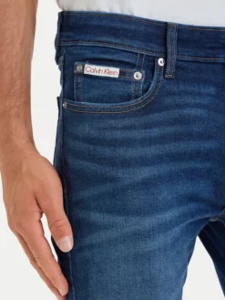 Calvin Klein Jeans Jeansy LV04RH754G Granatowy Skinny Fit