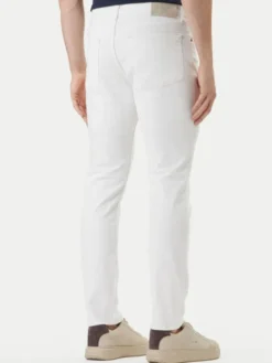 Calvin Klein Jeans Jeansy LV04RF751G Écru Slim Fit