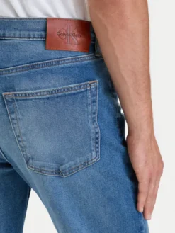 Calvin Klein Jeans Jeansy LV04RH743G Niebieski Straight Fit