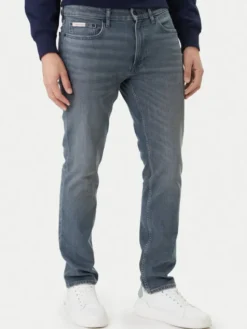 Calvin Klein Jeans Jeansy LV04RF700G Szary Slim Fit