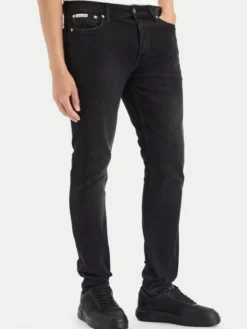 Calvin Klein Jeans Jeansy LV04RG713G Czarny Slim Fit