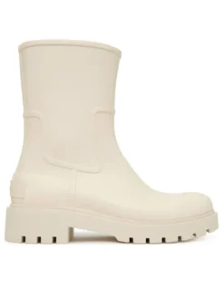 Calvin Klein Jeans Kalosze Mid Rainboot Rubber YW0YW02004 Écru