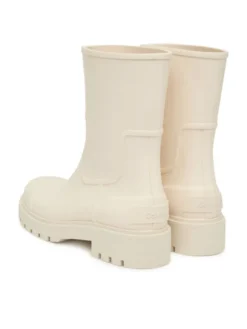 Calvin Klein Jeans Kalosze Mid Rainboot Rubber YW0YW02004 Écru