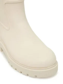 Calvin Klein Jeans Kalosze Mid Rainboot Rubber YW0YW02004 Écru