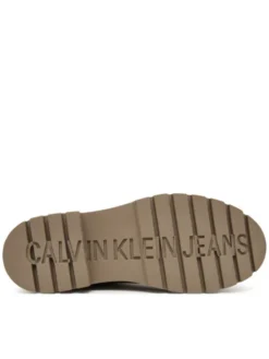 Calvin Klein Jeans Kalosze Mid Rainboot Rubber YW0YW02004 Brązowy