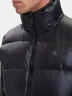 Calvin Klein Jeans Kamizelka LV04RH504G Czarny Regular Fit