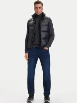 Calvin Klein Jeans Kamizelka LV04RH504G Czarny Regular Fit