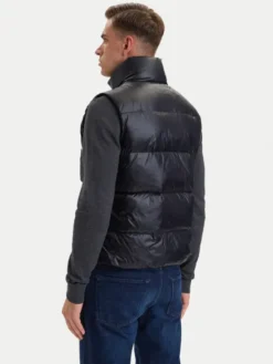 Calvin Klein Jeans Kamizelka LV04RH504G Czarny Regular Fit