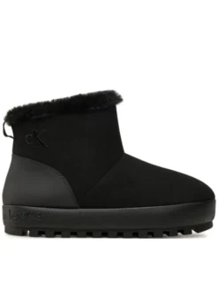 Calvin Klein Jeans Kapcie Home Anke Slipper YW0YW01592 Czarny