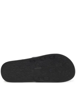 Calvin Klein Jeans Klapki Slide Rubber Neoprene Monologo YM0YM00361 Czarny
