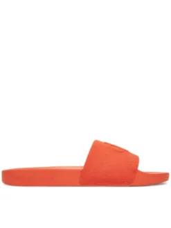 Calvin Klein Jeans Klapki Slide Hf Mono Cv YM0YM01282 Pomarańczowy