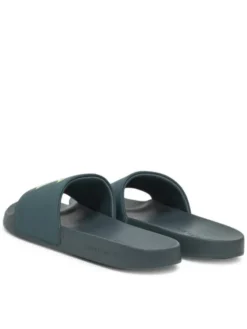 Calvin Klein Jeans Klapki Slide Jelly Mono Pu YM0YM01281 Zielony