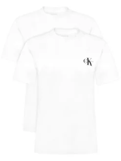 Calvin Klein Jeans Komplet t-shirtów LV047C905G Biały Regular Fit