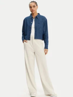 Calvin Klein Jeans Koszula jeansowa J20J225518 Granatowy Relaxed Fit