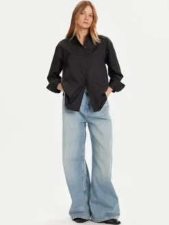 Calvin Klein Jeans Koszula LV044D167G Czarny Relaxed Fit