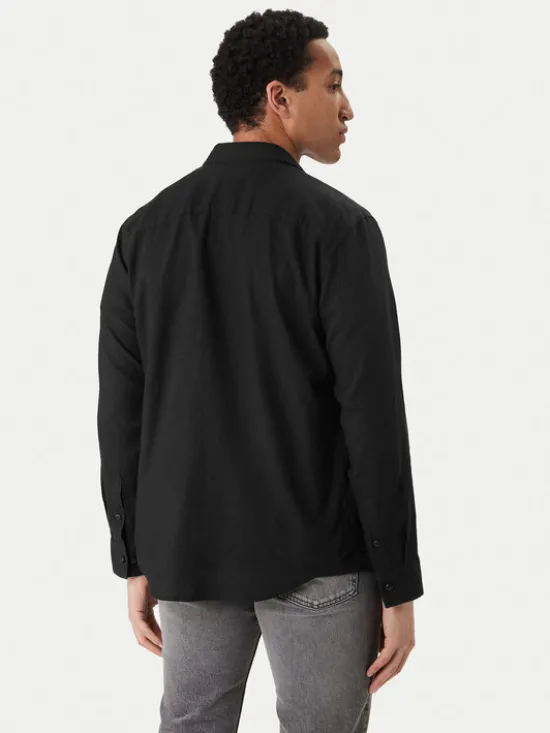 Calvin Klein Jeans Koszula LV04RF121G Czarny Regular Fit