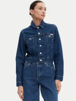 Calvin Klein Jeans Kurtka jeansowa 90's J20J225183 Niebieski Regular Fit