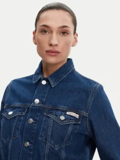 Calvin Klein Jeans Kurtka jeansowa 90's J20J225183 Niebieski Regular Fit