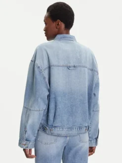 Calvin Klein Jeans Kurtka jeansowa LV047C730G Niebieski Regular Fit