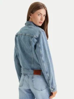 Calvin Klein Jeans Kurtka jeansowa Classic LV047E904G Niebieski Regular Fit