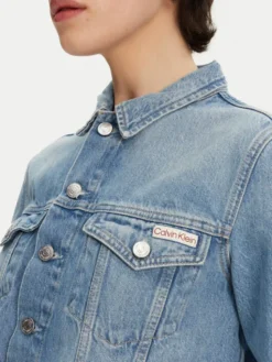 Calvin Klein Jeans Kurtka jeansowa 90's J20J225184 Niebieski Regular Fit
