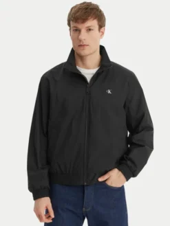 Calvin Klein Jeans Kurtka przejściowa Harrington LV04RF520G Czarny Regular Fit