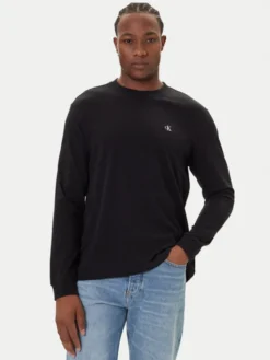 Calvin Klein Jeans Longsleeve Easy LV04RD247G Czarny Regular Fit