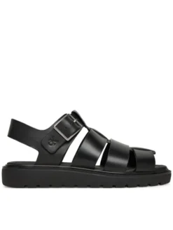 Calvin Klein Jeans Sandały Sq Molded Sdl Fisherman Mg Wn YW0YW01700 Czarny