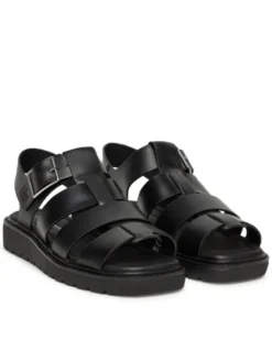 Calvin Klein Jeans Sandały Sq Molded Sdl Fisherman Mg Wn YW0YW01700 Czarny