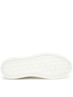 Calvin Klein Jeans Sneakersy Chunky Cupsole Lth Silver YW0YW01876 Biały