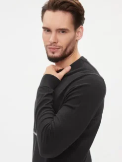 Calvin Klein Jeans Sweter J30J324328 Czarny Regular Fit
