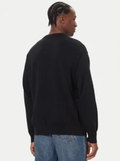 Calvin Klein Jeans Sweter LV04RC309G Czarny Regular Fit