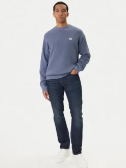 Calvin Klein Jeans Sweter LV04RD313G Niebieski Regular Fit
