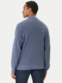 Calvin Klein Jeans Sweter LV04RD313G Niebieski Regular Fit