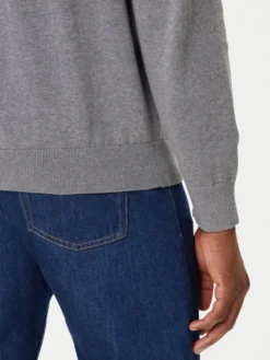 Calvin Klein Jeans Sweter LV04RC309G Szary Regular Fit