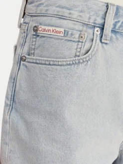 Calvin Klein Jeans Szorty jeansowe LV047F673G Czarny Loose Fit