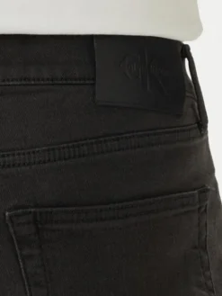 Calvin Klein Jeans Szorty jeansowe LV04RF921G Czarny Regular Fit