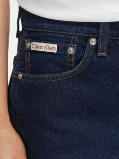 Calvin Klein Jeans Szorty jeansowe LV047F768G Granatowy Slim Fit