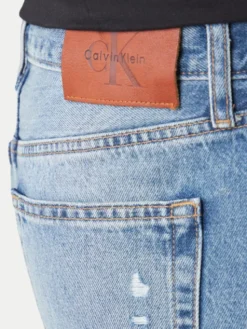 Calvin Klein Jeans Szorty jeansowe LV04RF790G Niebieski Slim Fit