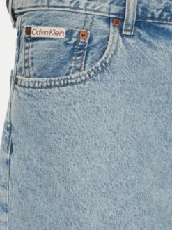Calvin Klein Jeans Szorty jeansowe 90's LV04RB930G Niebieski Regular Fit