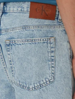 Calvin Klein Jeans Szorty jeansowe 90's LV04RB930G Niebieski Regular Fit